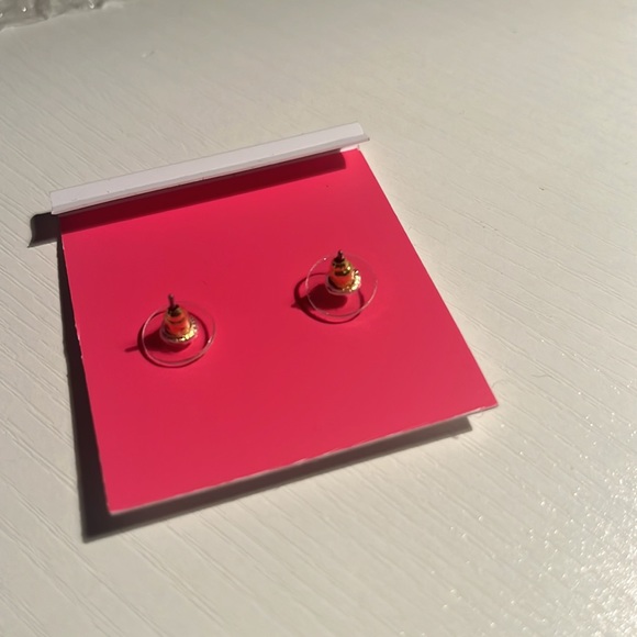 Kate Spade Legacy Logo Floral Spade Earrings - Picture 5 of 5